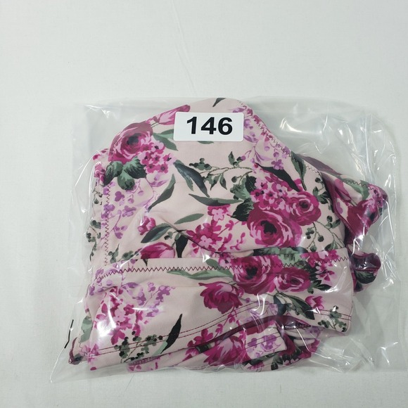 Mossimo Bikini Swimsuit Womens Small Large Pink Floral Ruffle Two Piece Set Swim - Picture 10 of 10